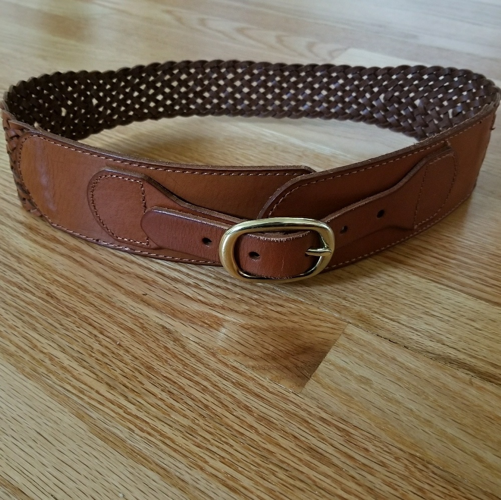 Linea Pelle Braided Leather Belt